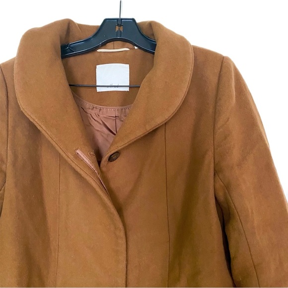 Aritzia Coat The Cocoon Virgin Wool Cashmere Winter Mid-Length Cigar M FLAWED - Picture 5 of 15